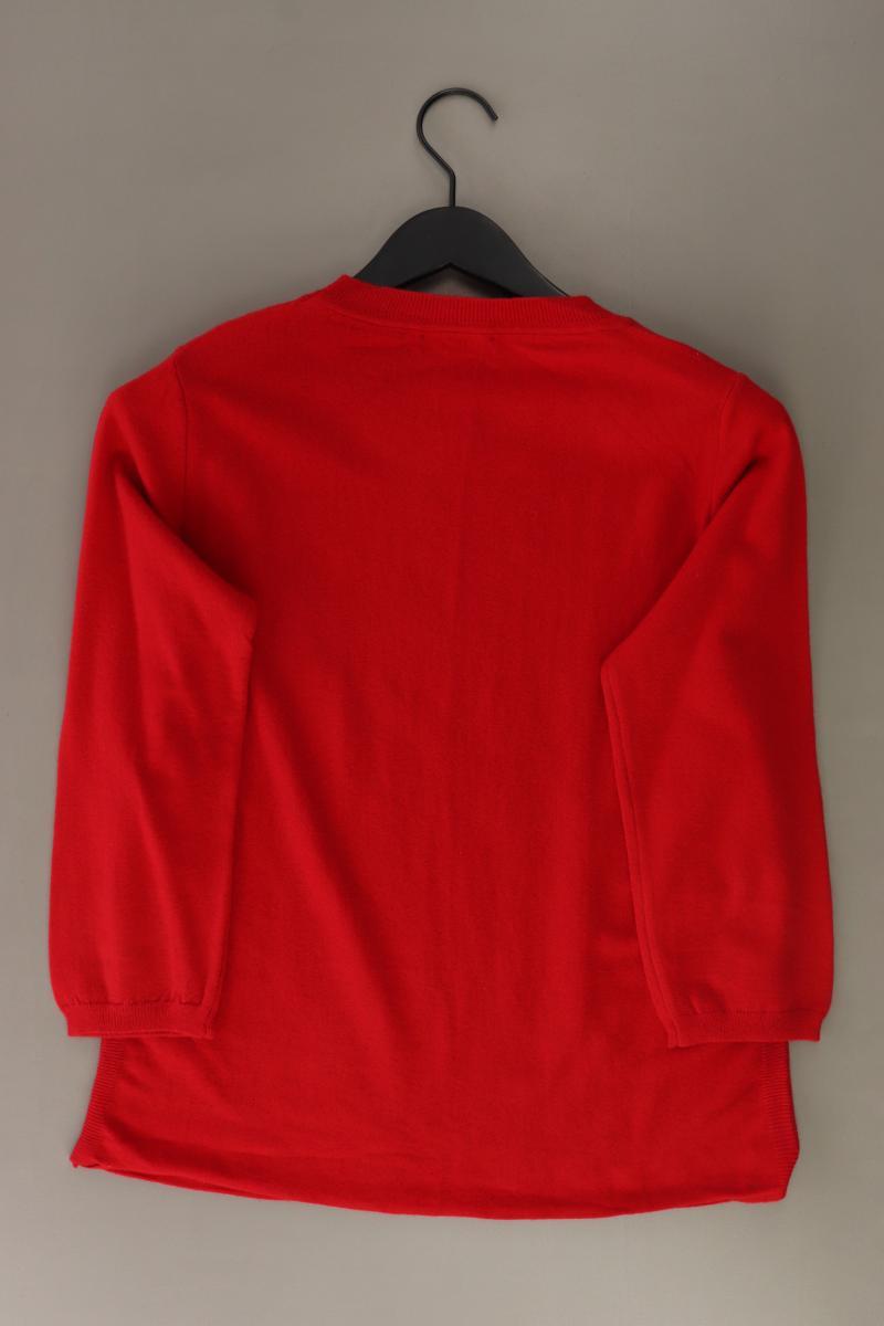 Hekla & Co. Feinstrickpullover Gr. S rot aus Viskose