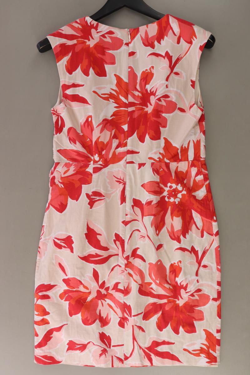 Hallhuber Midikleid Gr. 38 mit Blumenmuster Ärmellos rot