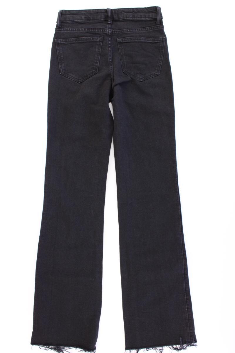 Mango Boot Cut Jeans Gr. 32 Modell Fiona grau aus Baumwolle