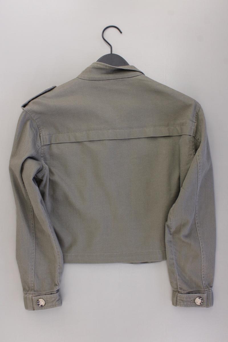 Vero Moda Übergangsjacke Gr. S neuwertig olivgrün aus Baumwolle