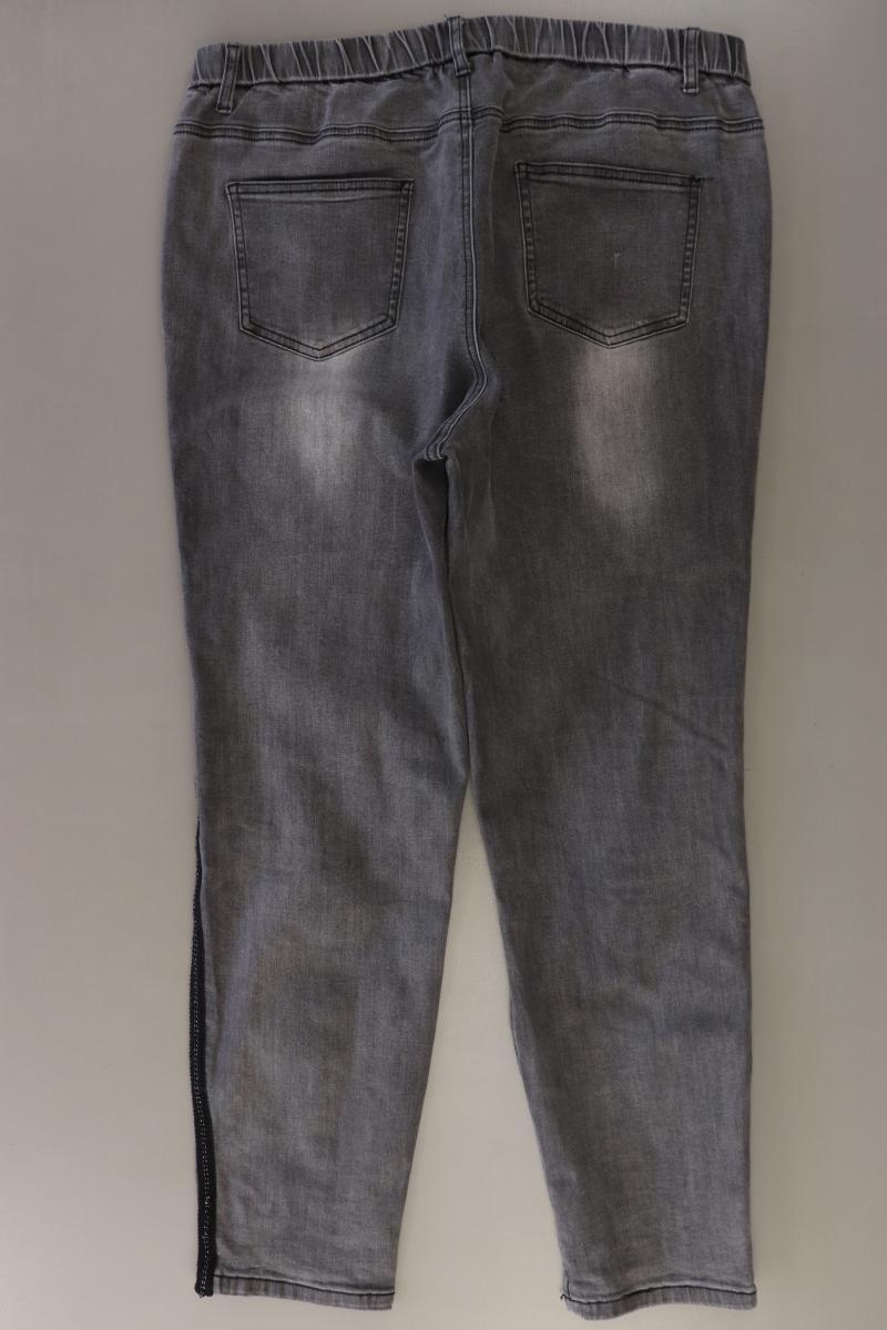 Tesini Straight Jeans Gr. 48 grau aus Baumwolle
