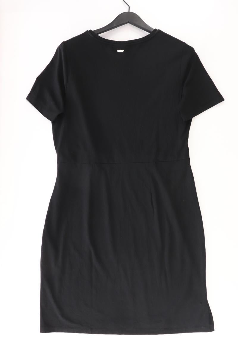 Street One Jerseykleid Gr. 38 Kurzarm schwarz aus Baumwolle