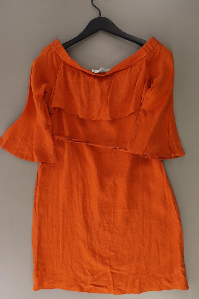 Summum Schulterfreies Kleid Gr. 34 3/4 Ärmel mit Carmen-Ausschnitt orange