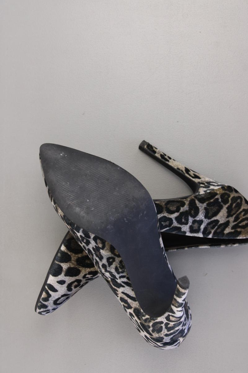 Bullboxer Pumps Gr. 39 mit Tierdruck grau