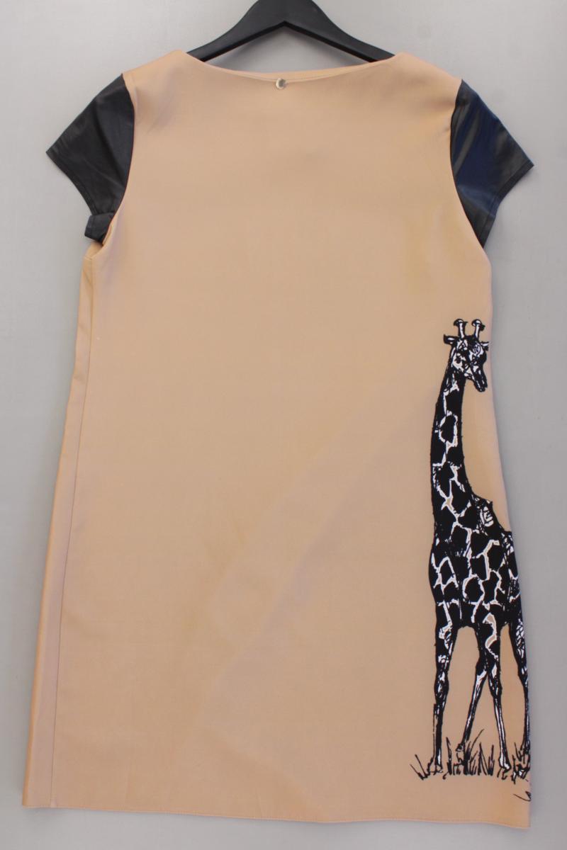 Rinascimento Kleid mit Giraffenmuster Gr. M Kurzarm braun