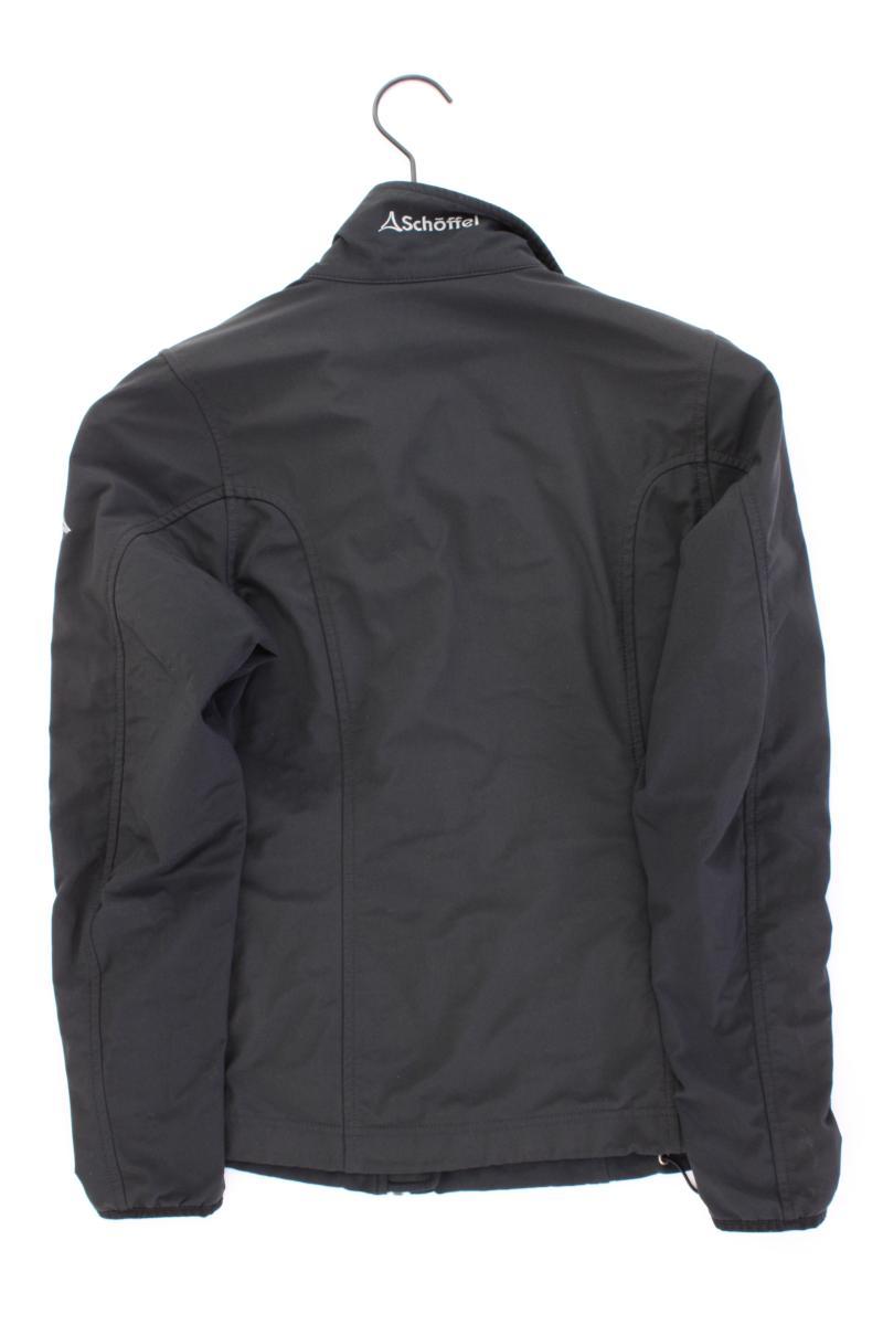 Schöffel Softshelljacke Gr. 36 schwarz aus Polyester