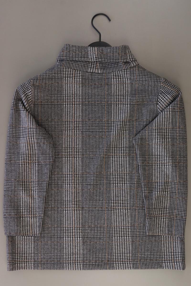 More&More Regular Pullover Gr. 38 kariert grau aus Polyester