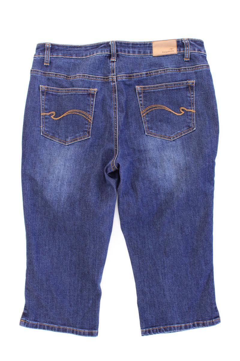 Kangaroos 3/4 Jeans Gr. 42 blau aus Baumwolle
