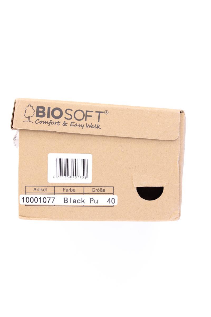 Biosoft Sandalen Gr. 40 neu mit Etikett schwarz aus Kunstleder