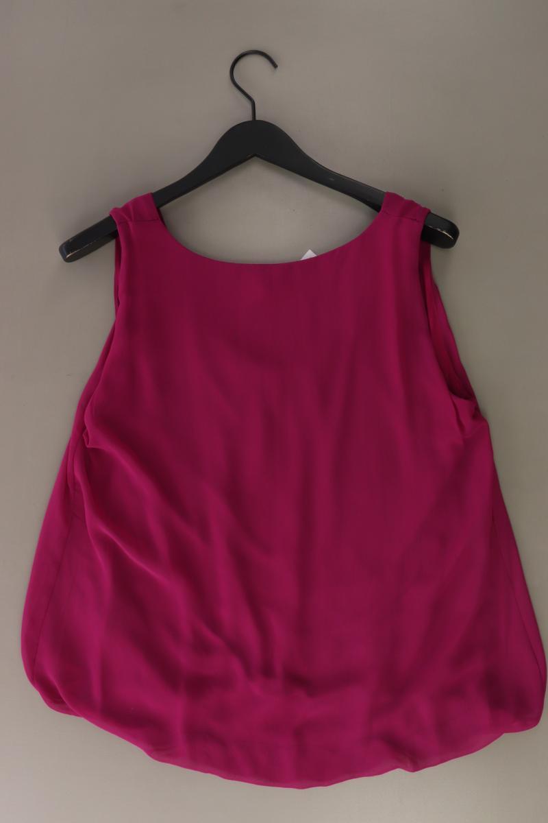 Patrizia Dini Ärmellose Bluse Gr. 46 lila aus Viskose