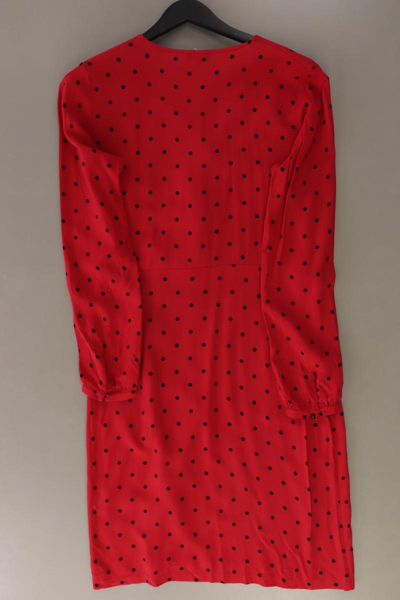 yest Langarmkleid Gr. 36 gepunktet rot
