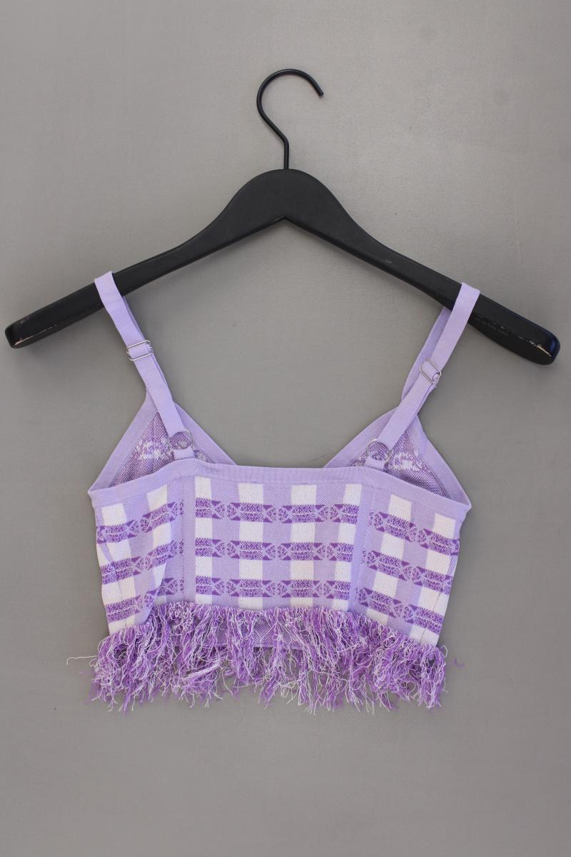 Baum und Pferdegarten Crop Top Gr. XS lila aus Viskose