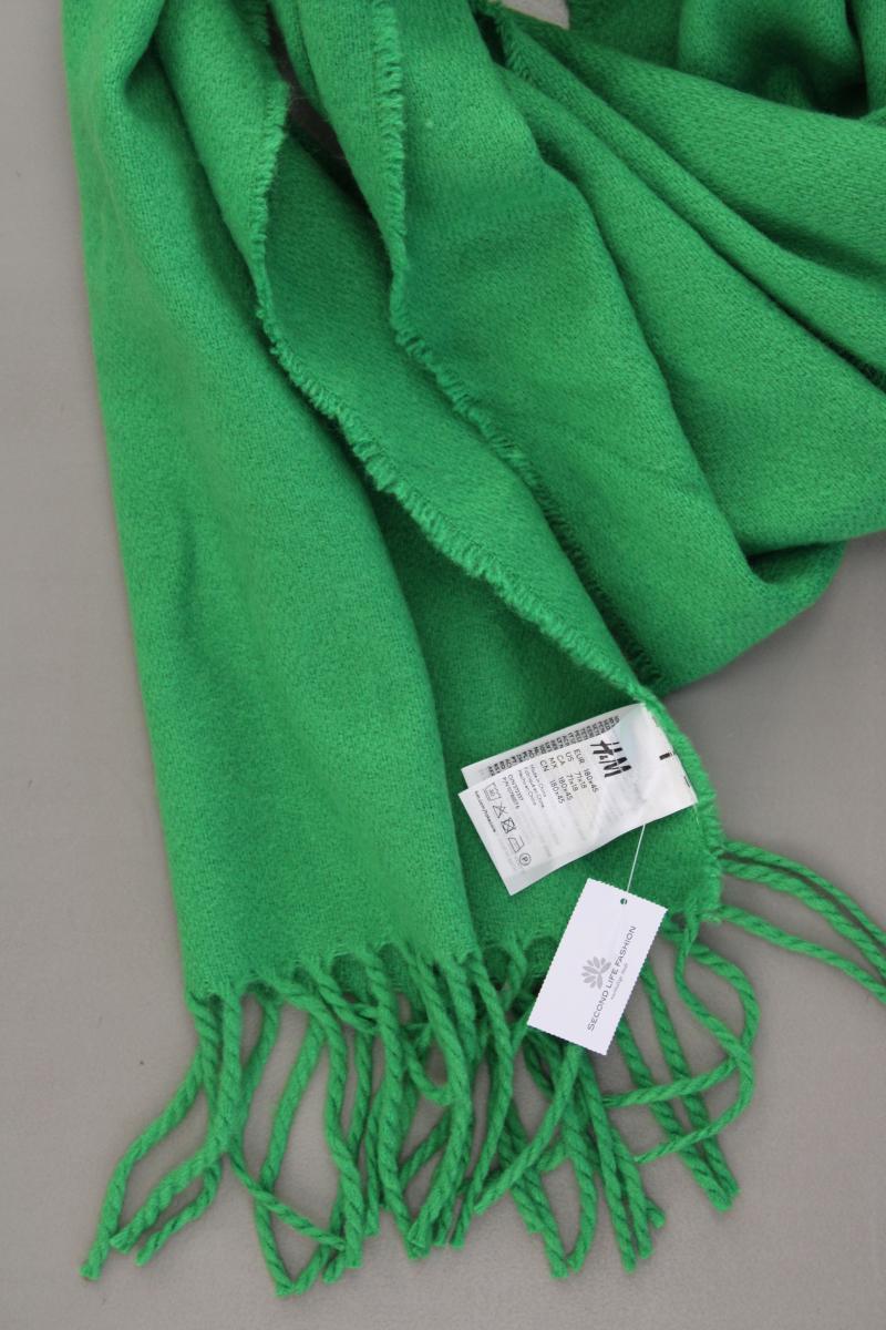 H&M Maxischal neuwertig grün aus Polyacryl