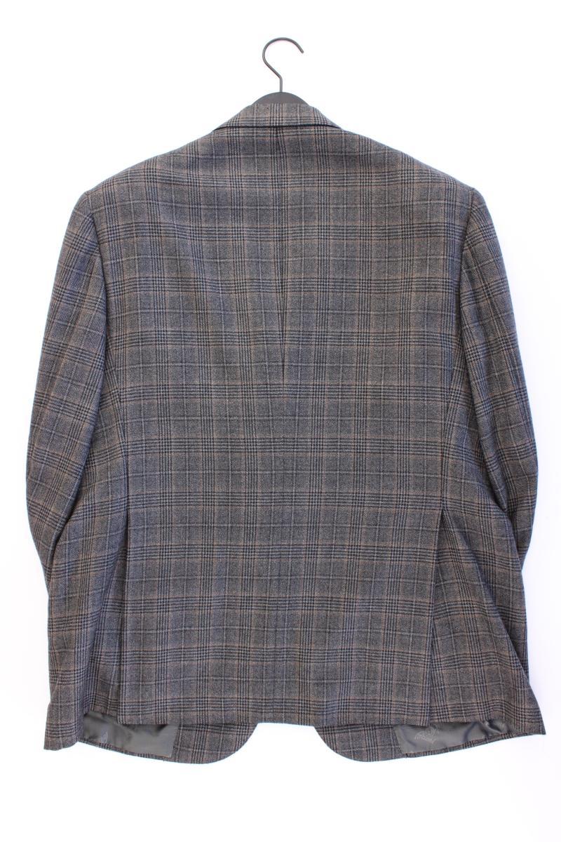 Brioni Longsakko für Herren Gr. Kurzgröße 28 kariert grau aus Kaschmir