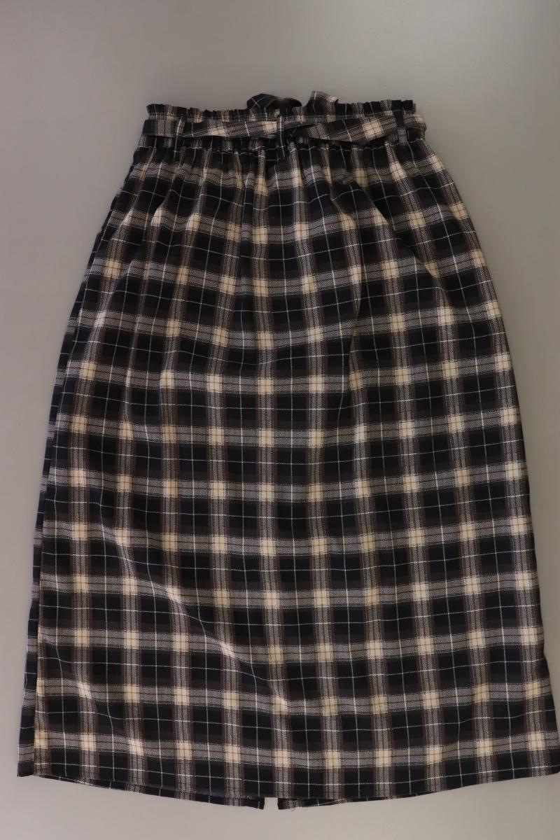 Kaffe Maxirock Gr. 38 kariert braun