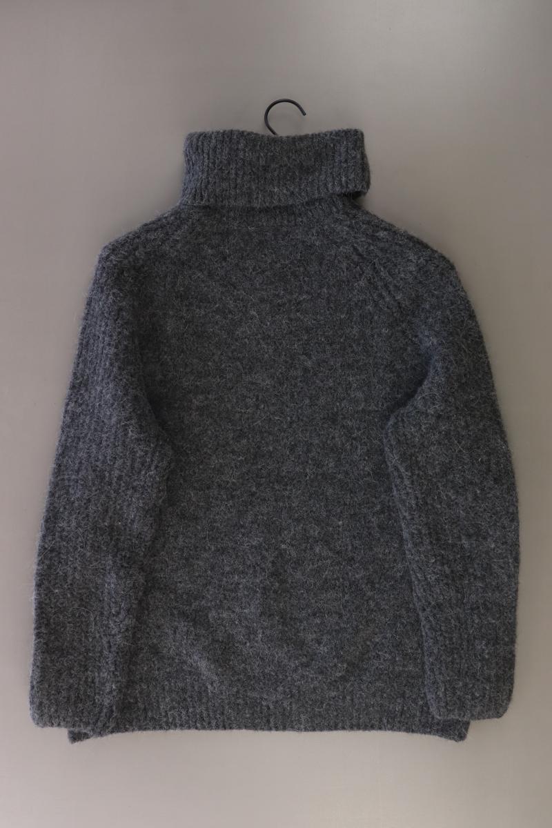 Zara Grobstrickpullover Gr. M grau aus Polyester