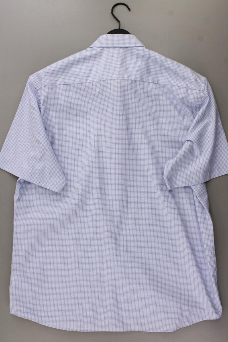 Eterna Kurzarmhemd für Herren Gr. Hemdgröße 43 neuwertig blau aus Baumwolle