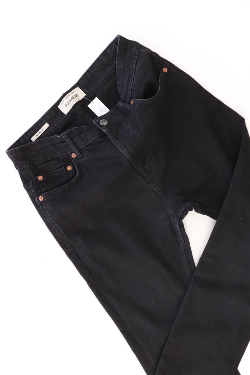 Pull&Bear Skinny Jeans Gr. 38 schwarz aus Baumwolle