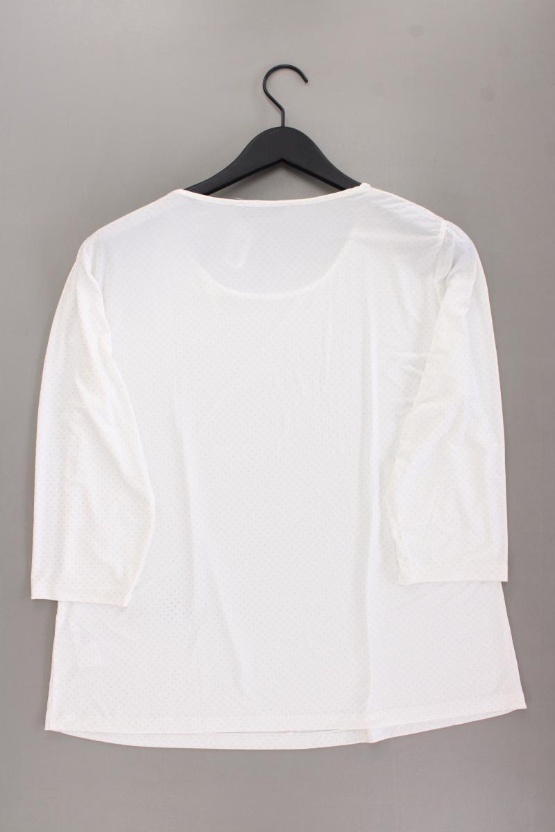 Himmelblau Classic Shirt Gr. 46 neuwertig 3/4 Ärmel creme aus Polyester