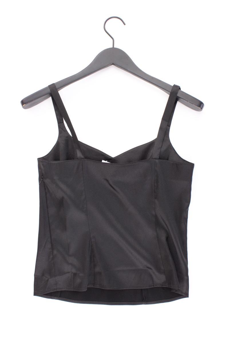 TOGETHER Vintage Satin Top Gr. 36 schwarz aus Polyester