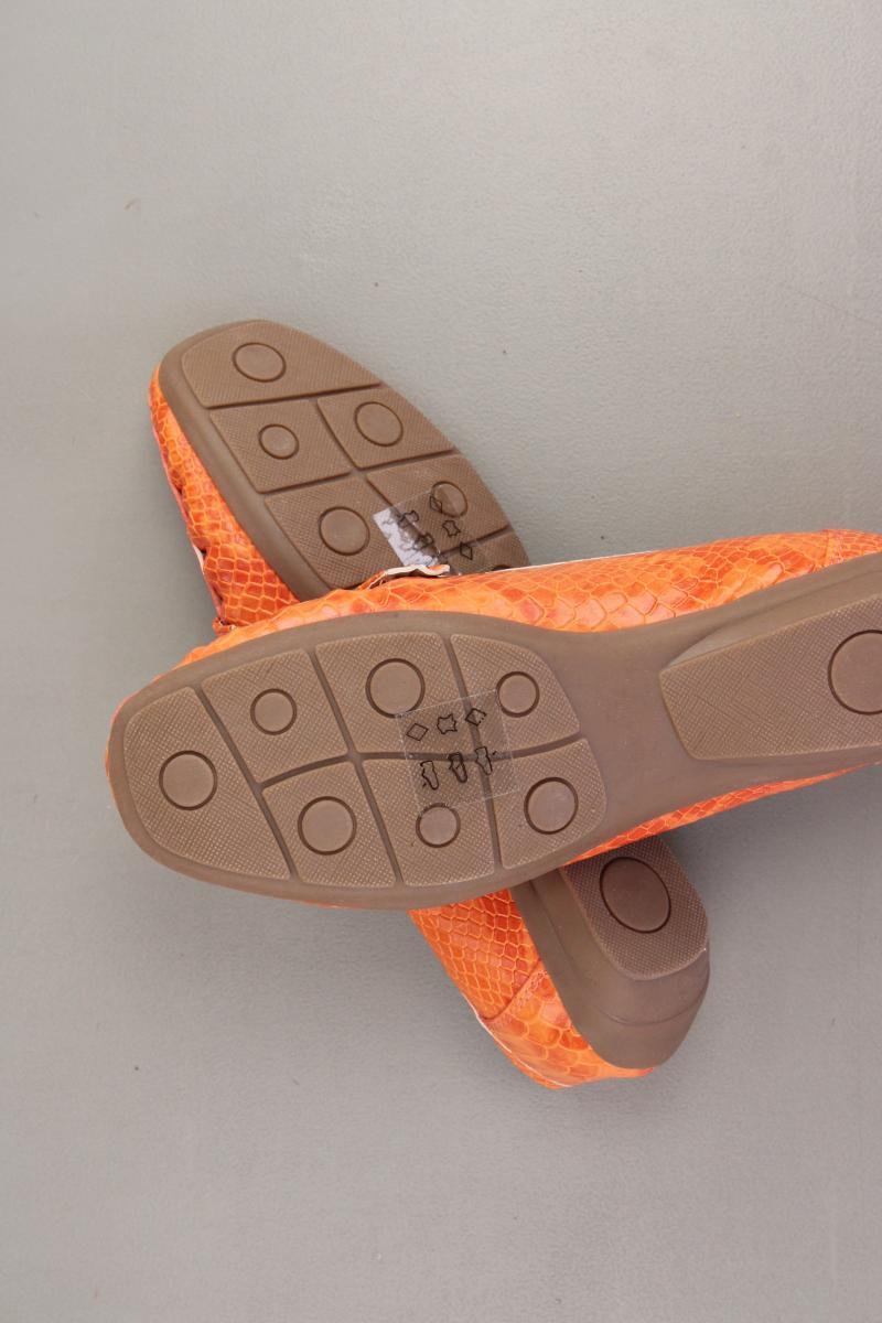 Andrea Conti Ballerinas Gr. 40 neuwertig orange aus Kunstleder