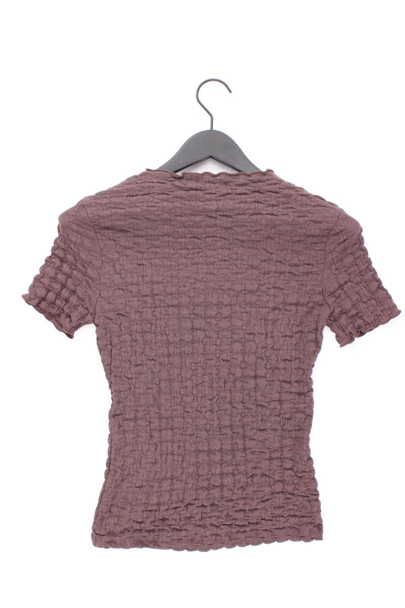 Zara T-Shirt Gr. M Kurzarm braun