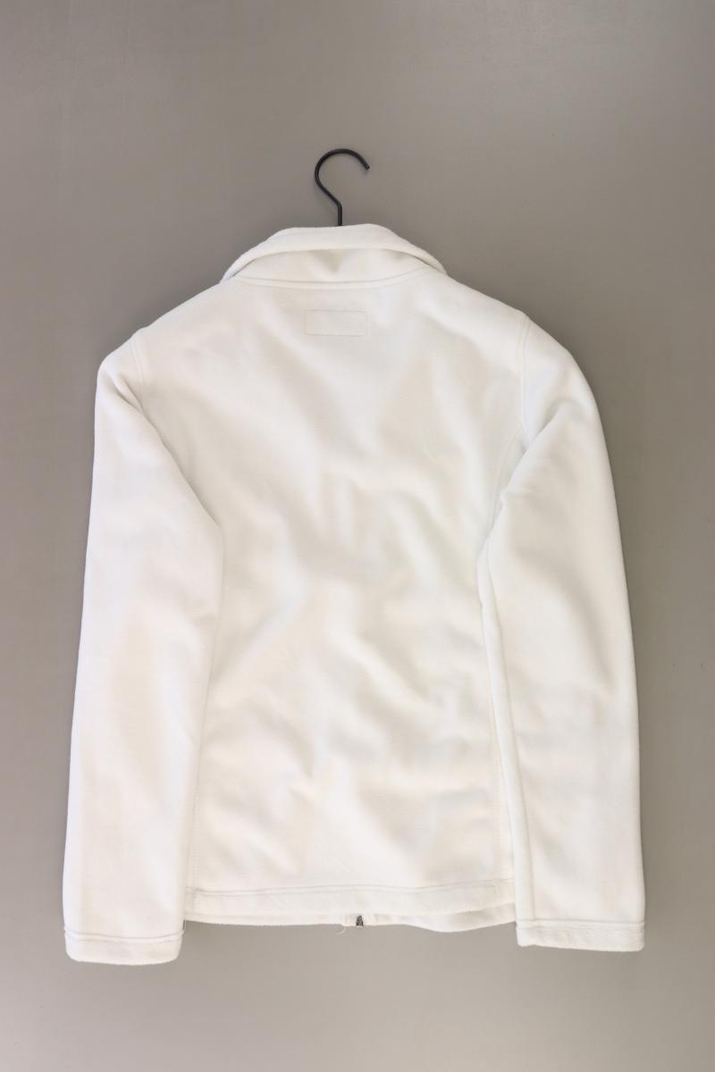 North Route Fleecejacke Gr. 40 Langarm weiß aus Polyester