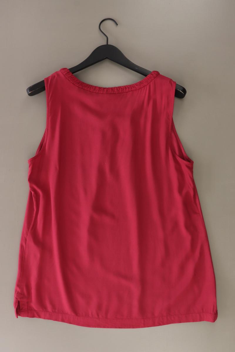 Street One Ärmellose Bluse Gr. 42 rot aus Viskose