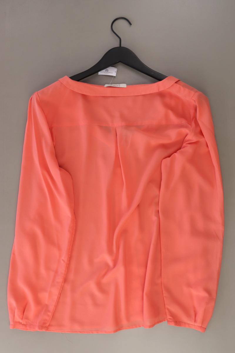 Esprit Chiffonbluse Gr. XL Langarm orange