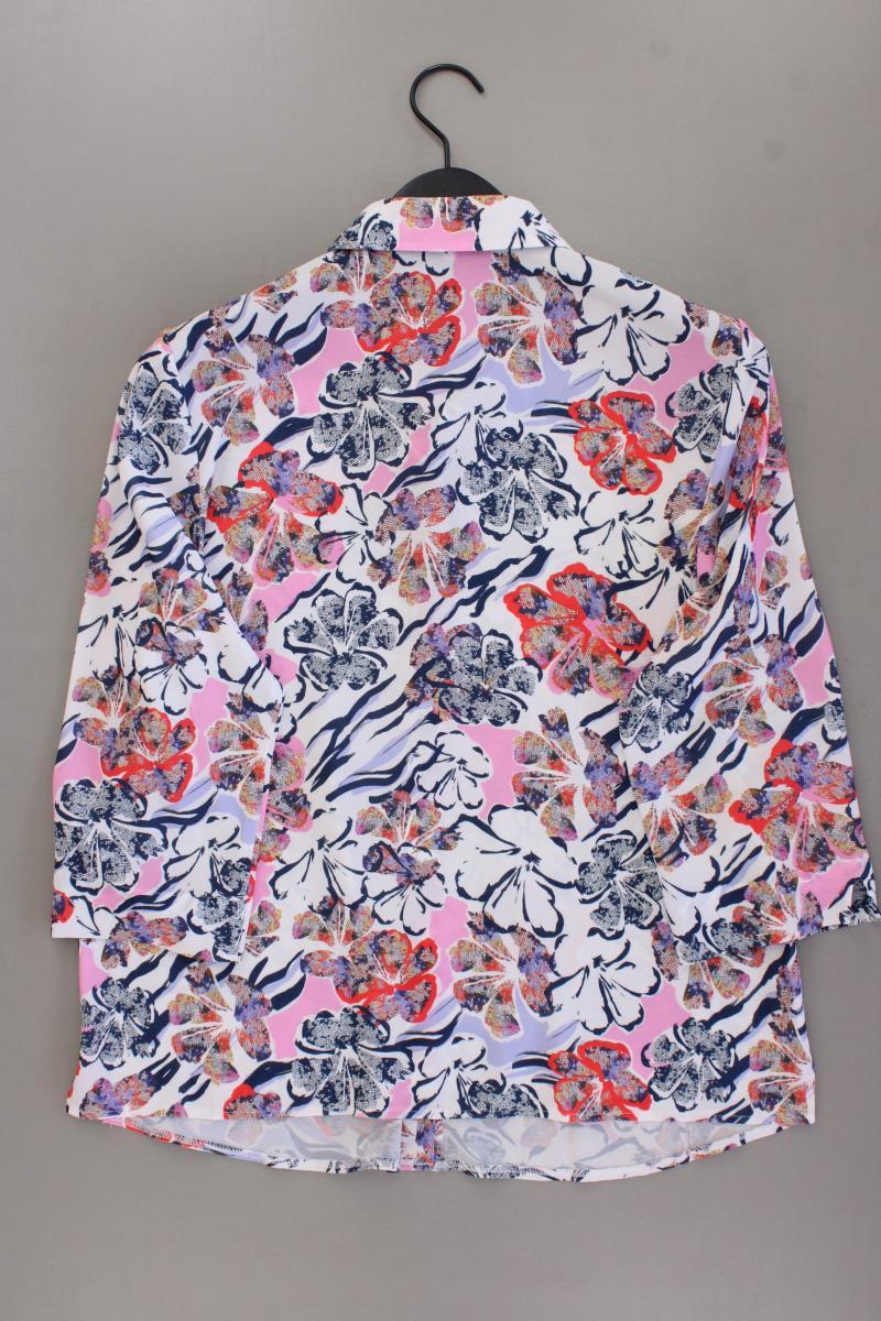 ERFO Classic Bluse Gr. 42 mit Blumenmuster neuwertig 3/4 Ärmel mehrfarbig