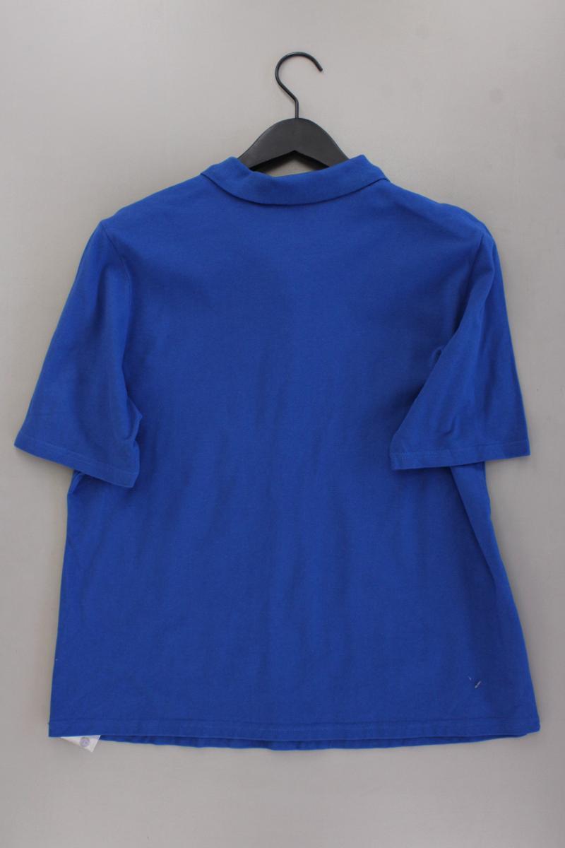 Helena Vera Poloshirt Gr. 46 neuwertig Kurzarm blau aus Baumwolle