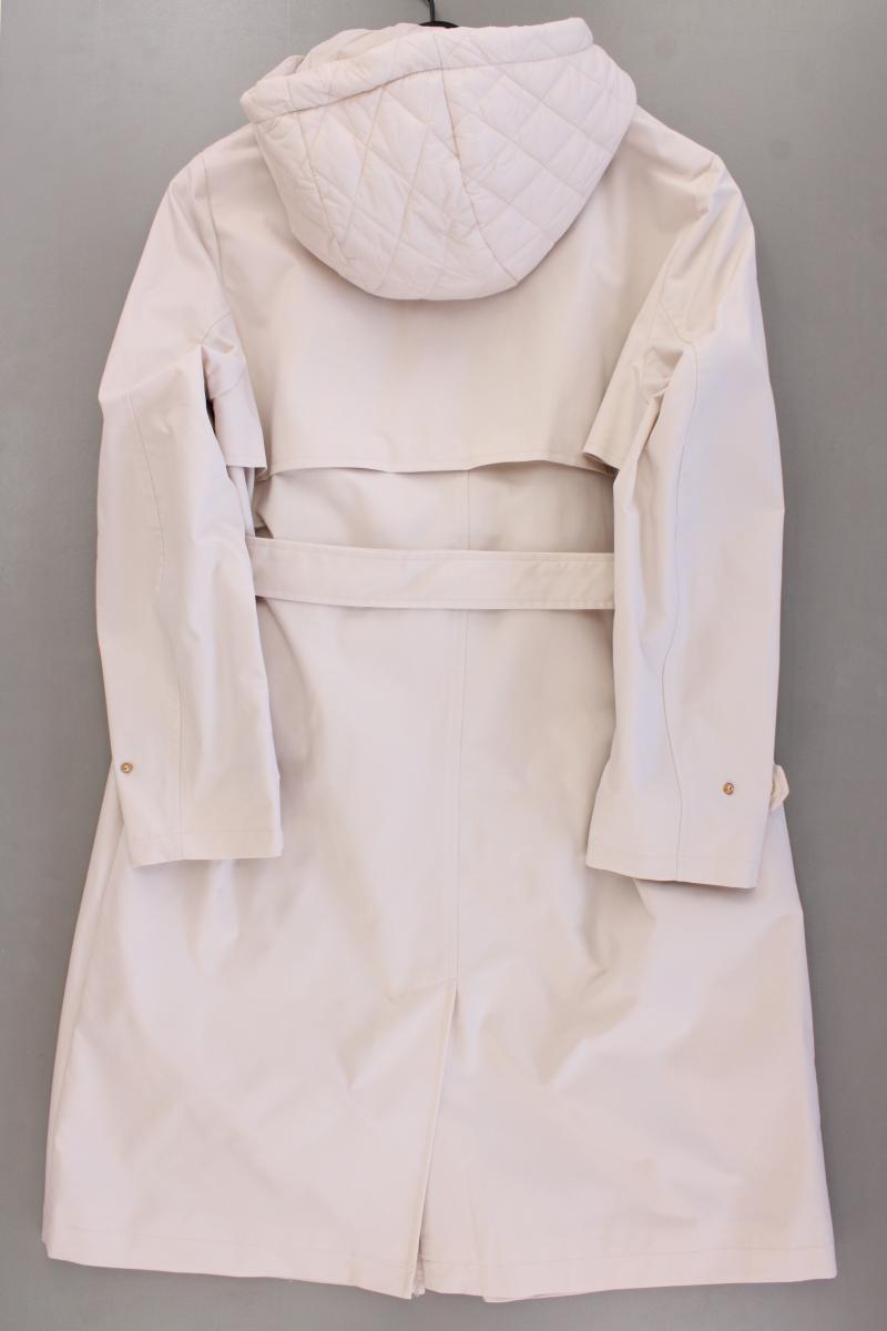 Himmelblau Kapuzenmantel Gr. 44 neu mit Etikett creme aus Polyester