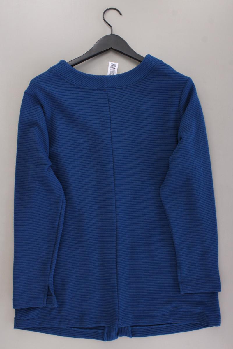 Helena Vera Strickjacke Gr. 46 Langarm blau aus Polyester