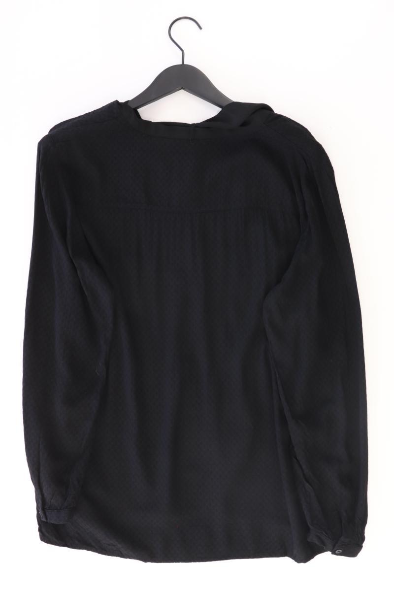 Tom Tailor Schluppenbluse Gr. XL Langarm schwarz