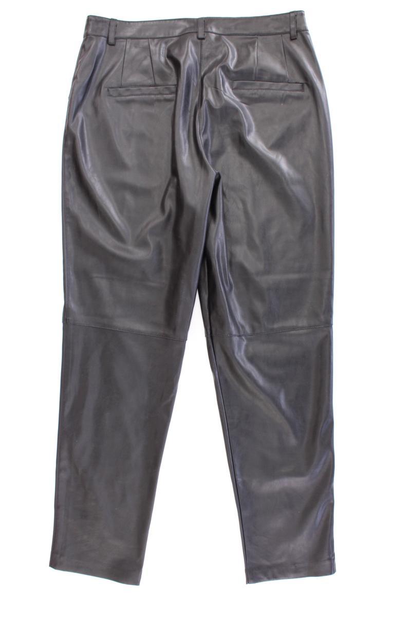 edc by Esprit Kunstlederhose Gr. 38 schwarz aus Polyester