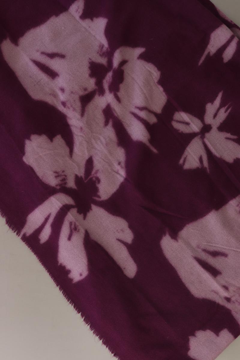 Schal mit Blumenmuster lila
