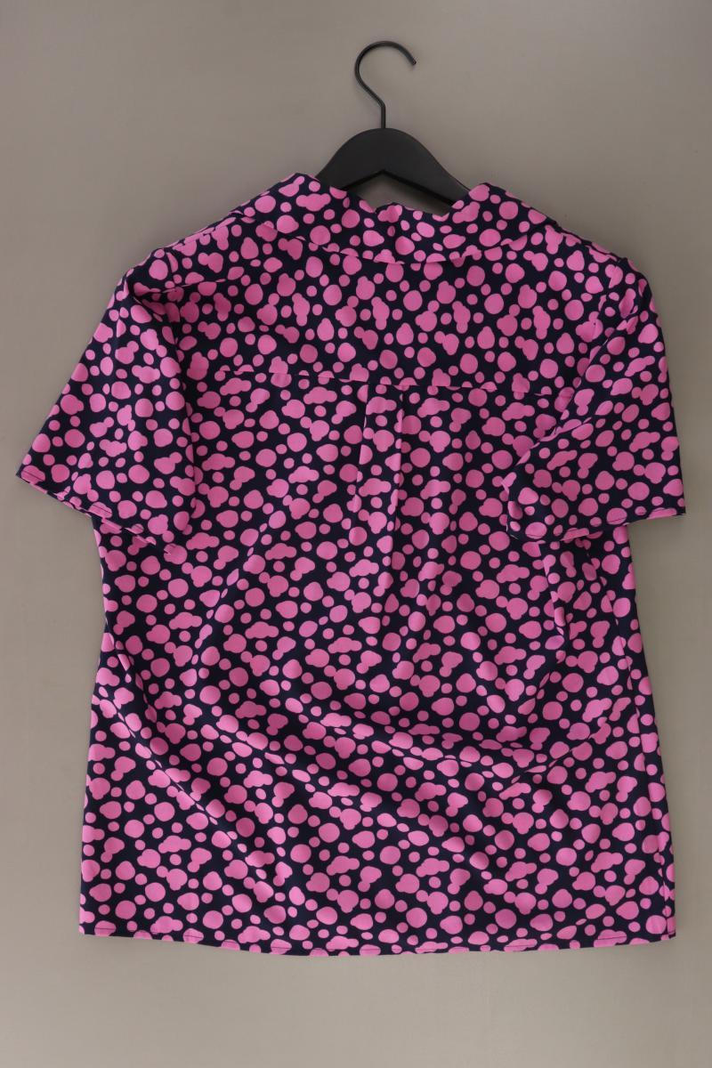 VA Milano Bluse mit Wolkenmuster Gr. L Kurzarm pink