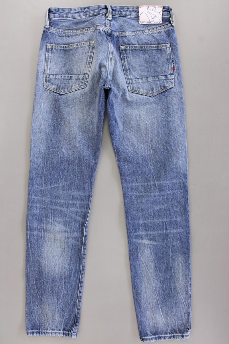 Scotch & Soda Straight Jeans für Herren Gr. W30/L32 blau aus Baumwolle
