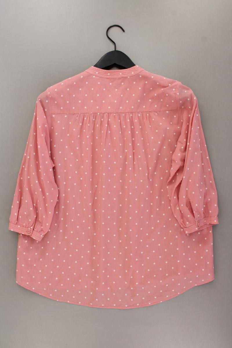 Opus Bluse Modell Frinia Gr. 36 gepunktet 3/4 Ärmel rosa aus Baumwolle