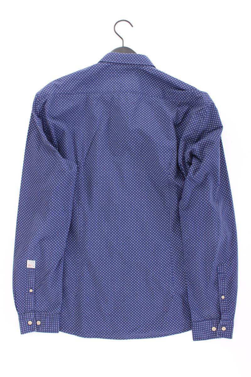 Tom Tailor (Denim) Langarmhemd für Herren Gr. XL blau aus Baumwolle