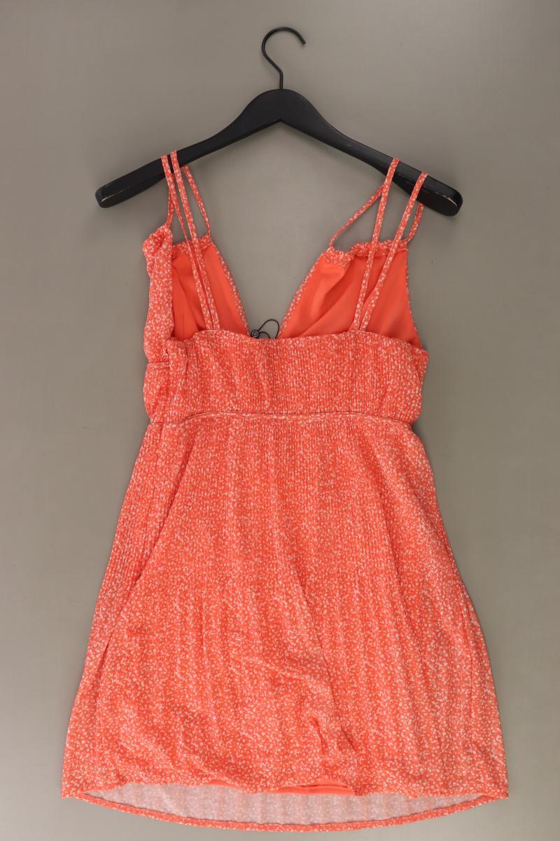 MISSGUIDED Trägerkleid Gr. 38 mit Blumenmuster neu mit Etikett orange