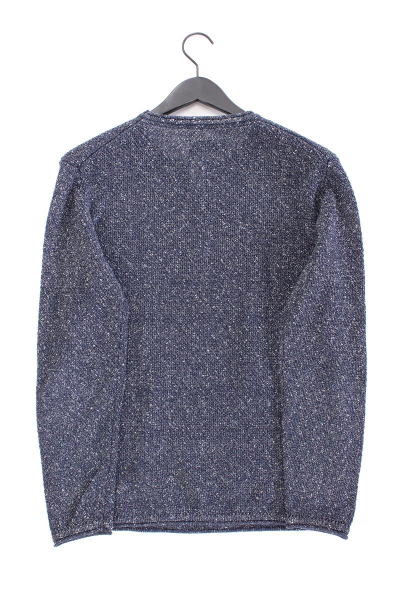 Tom Tailor (Denim) Feinstrickpullover für Herren Gr. L blau aus Baumwolle