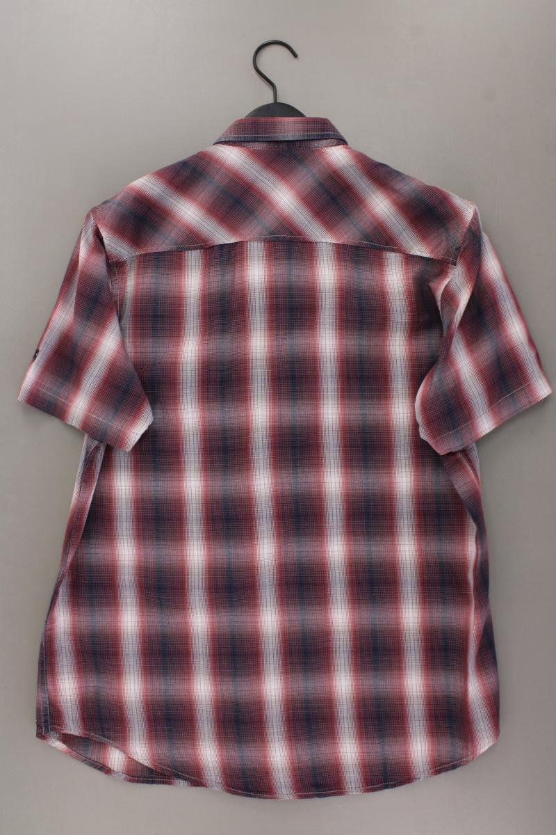 Garcia Jeans Karohemd für Herren Gr. XL kariert Kurzarm rot aus Baumwolle