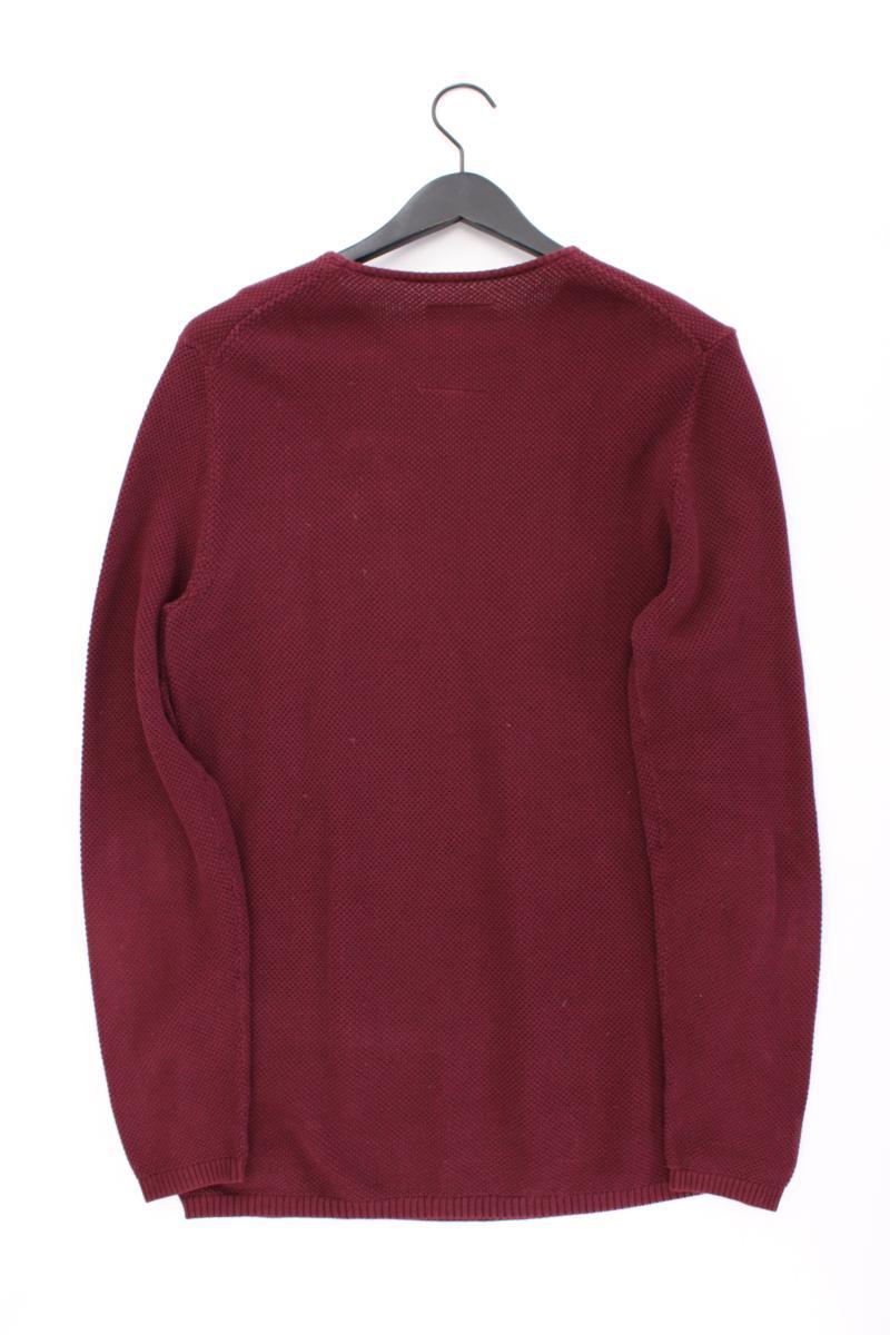 Tom Tailor (Denim) Feinstrickpullover für Herren Gr. L rot aus Baumwolle