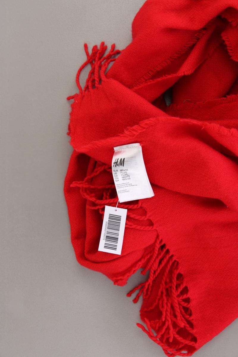 H&M Schal rot aus Polyacryl