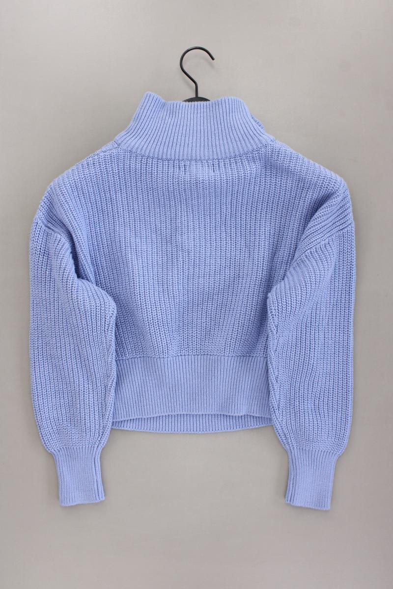 Only Strickpullover Gr. S blau aus Baumwolle