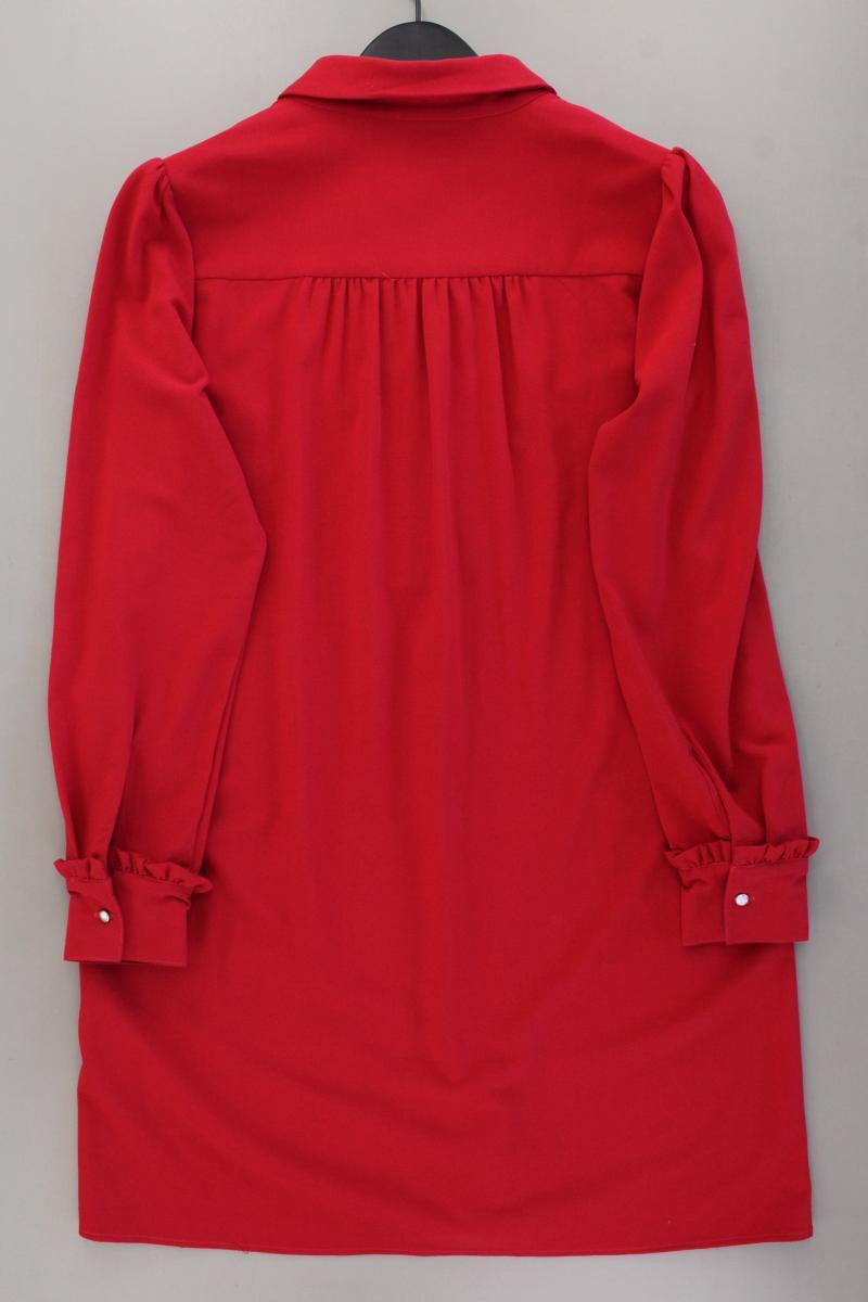 Esqualo Langarmkleid Gr. 44 neuwertig rot aus Polyester