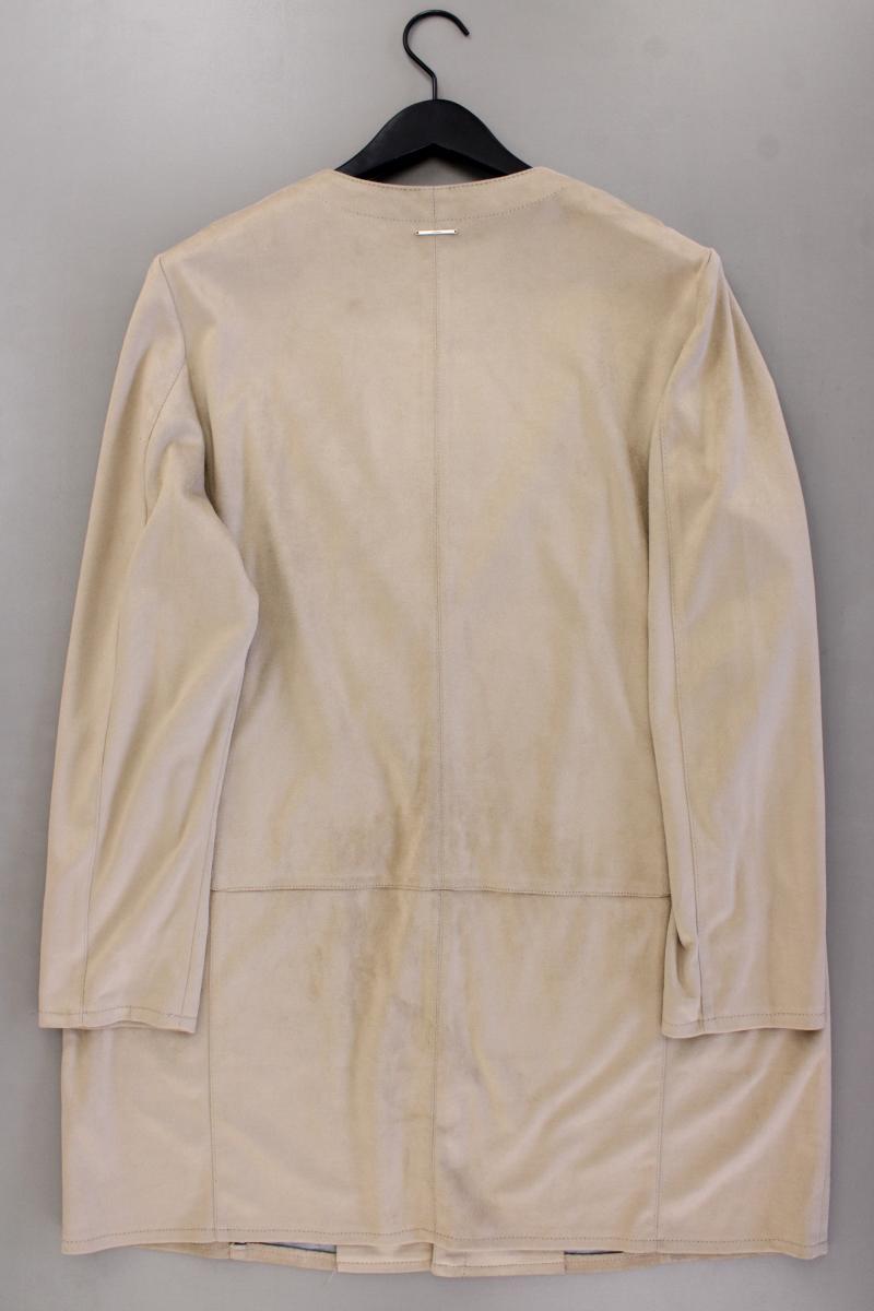 s.Oliver Mantel in Wildlederoptik Gr. 46 neuwertig braun aus Polyester