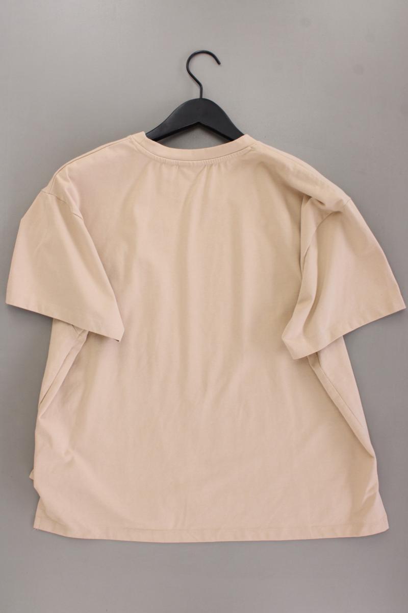 Aware by Vero Moda Shirt Gr. L Kurzarm creme aus Baumwolle
