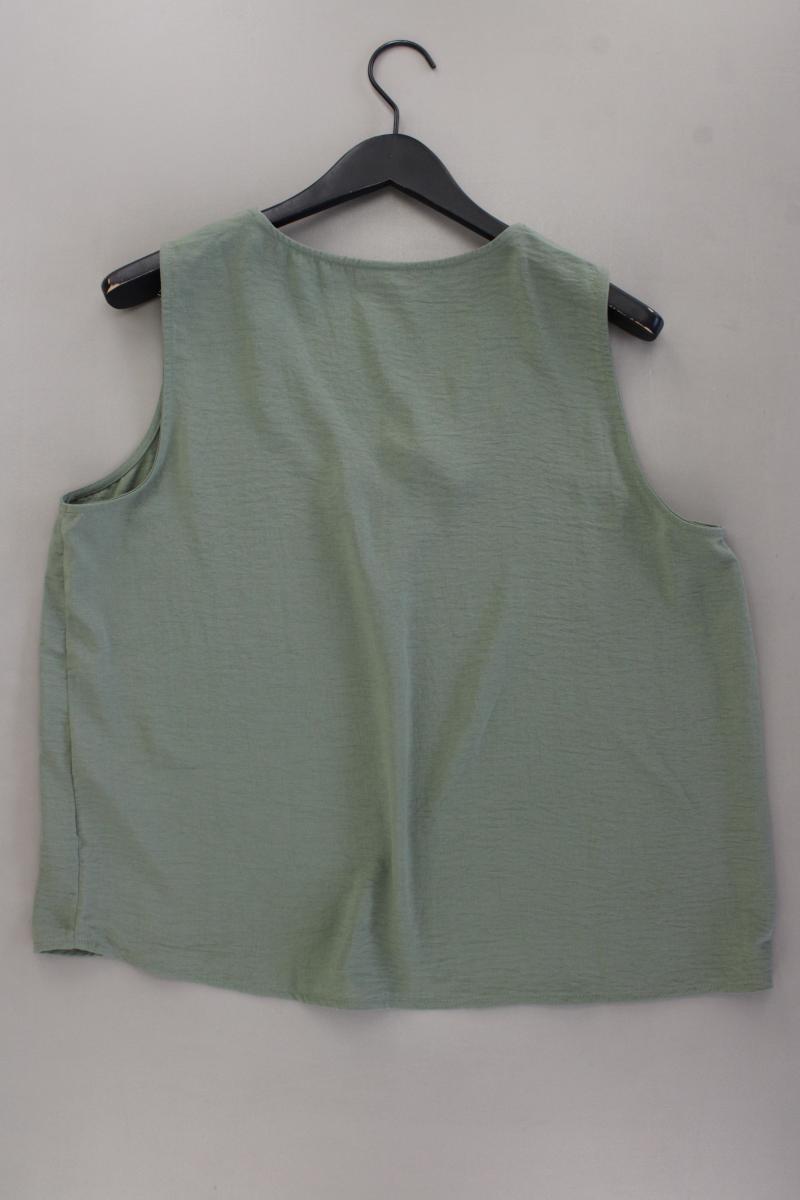 Jacqueline de Yong Ärmellose Bluse Gr. XL neuwertig grün aus Polyester